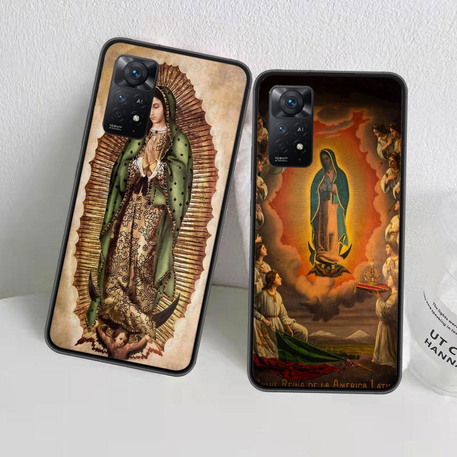 Virgin De Guadalupe Virgen Mary Phone Case For Redmi Note 14 13 Pro 5G Plus 12 12C 10 10A 10C 9 9A 9C 9T 8 8A K60 K70 Pro Xiaomi