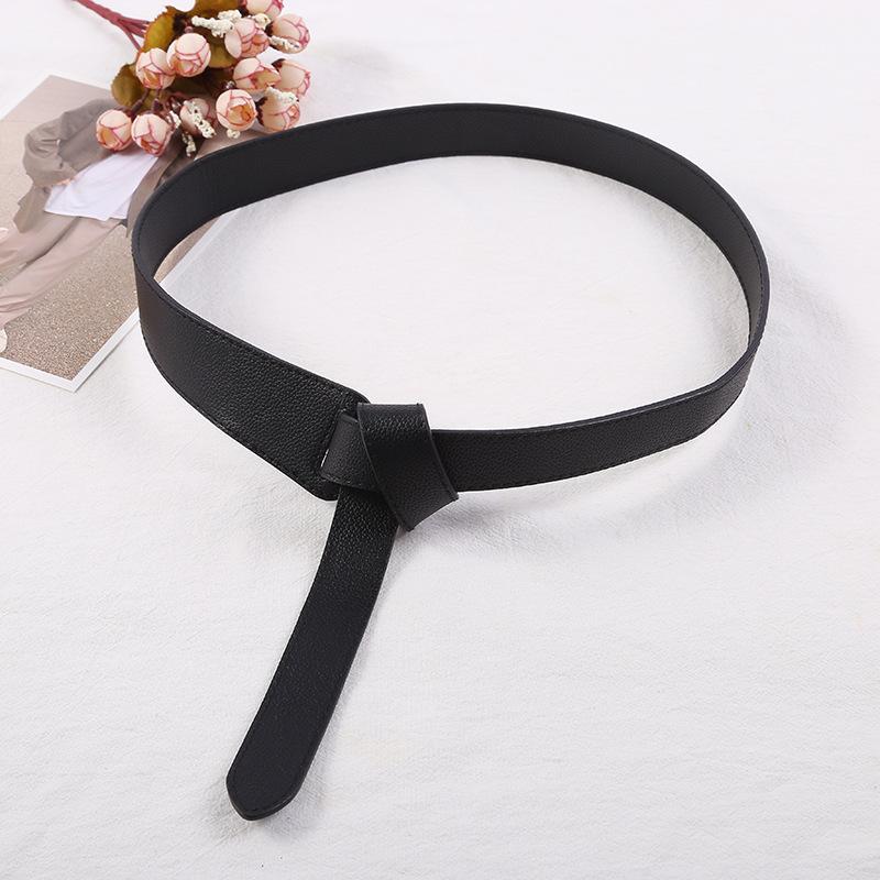 

Европейский и американский простой однотонный модный ремень с одной петлей, женский универсальный ремень, облегающий талию, для большого свитера 115cm