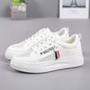 Little White Shoes Women's Summer 2025 New Mesh Shoes Breathable Mesh Versatile Thin Casual Flat Spring and Autumn Sports Board Shoes Women