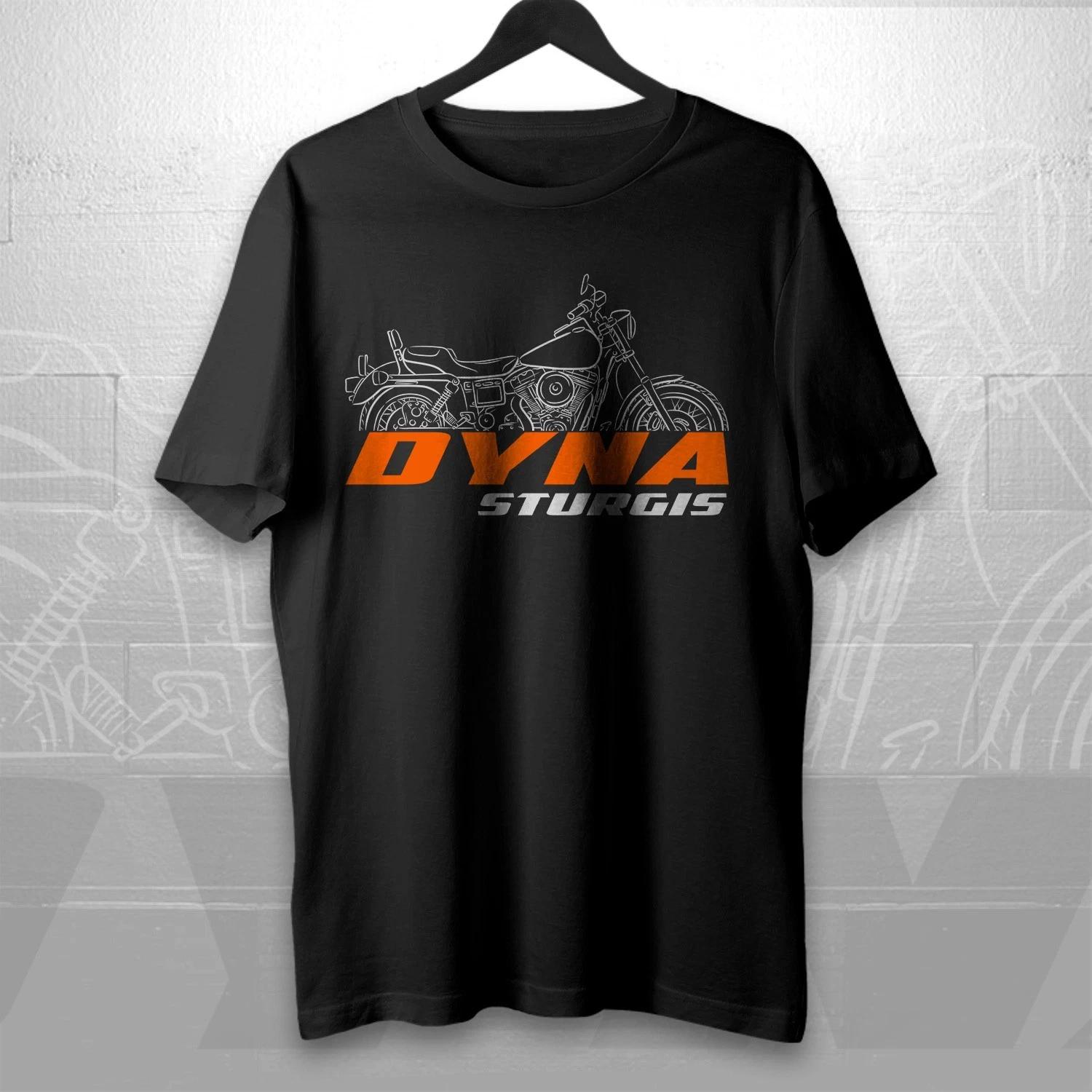For Harley-Davidson Dyna Sturgis FXDB 1991 fans - Motorcycle T shirt M