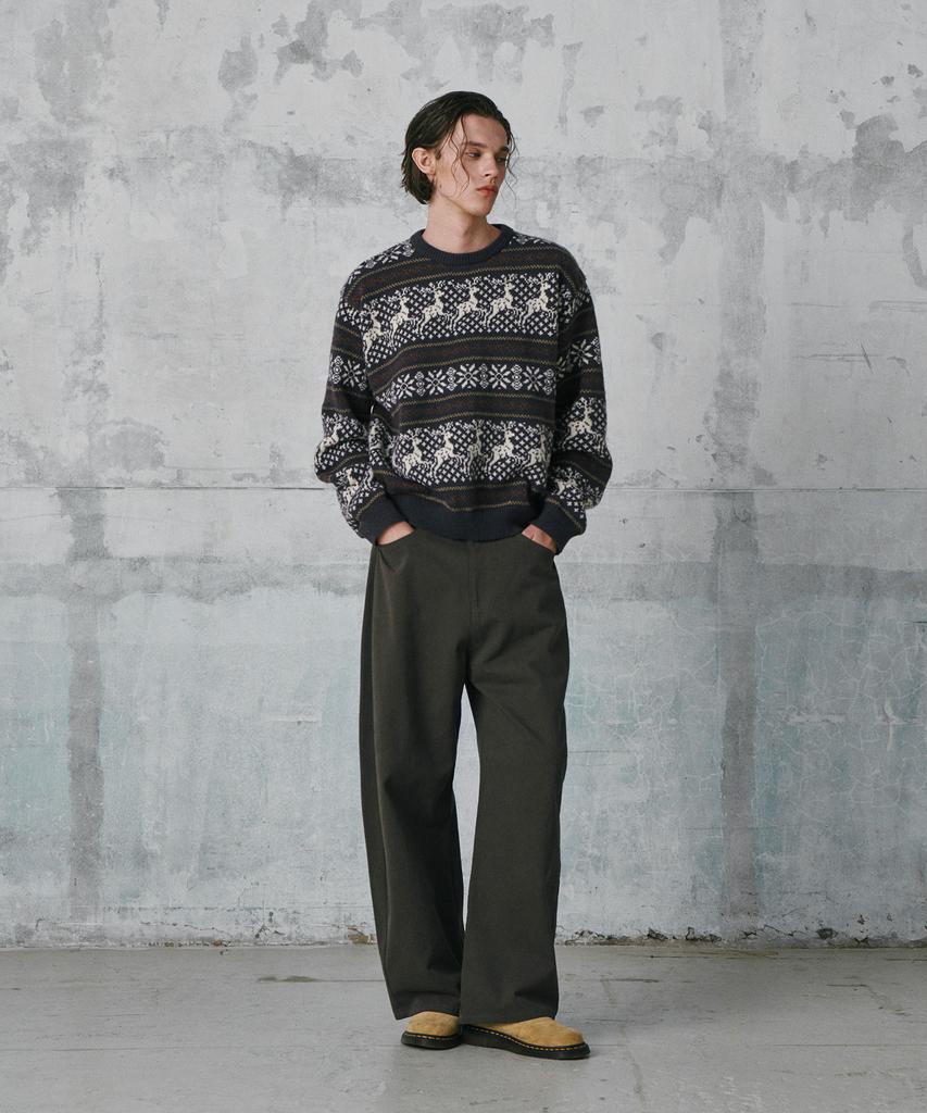 GLW Classic Nordic Knit Charcoal