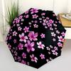 1pc Floral Pattern Automatic Open/Close Umbrella - Compact Travel Umbrella, Gift for Birthday, yy251208136