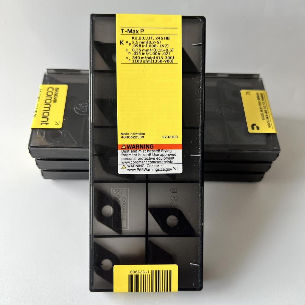 SANDVIK / DNMG150608-KM 3205 / Original Swedish hard alloy blade 10 Pcs