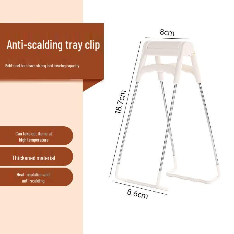 Stainless Steel Anti-Scalding Kitchen Tongs