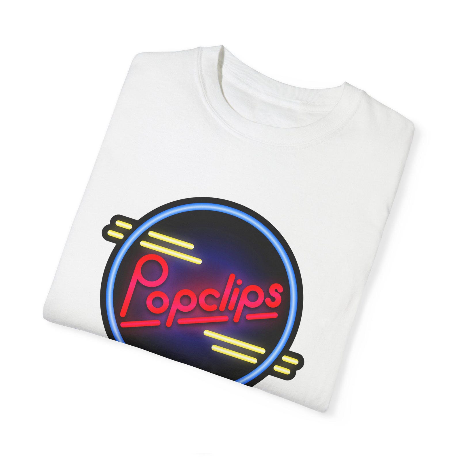 Popclips/Popclips TV show/Music Television/Music T shirt/1980s TV show/Rock &Roll T shirt/Retro TV show/ retro T shirt/music videos/pop culture L