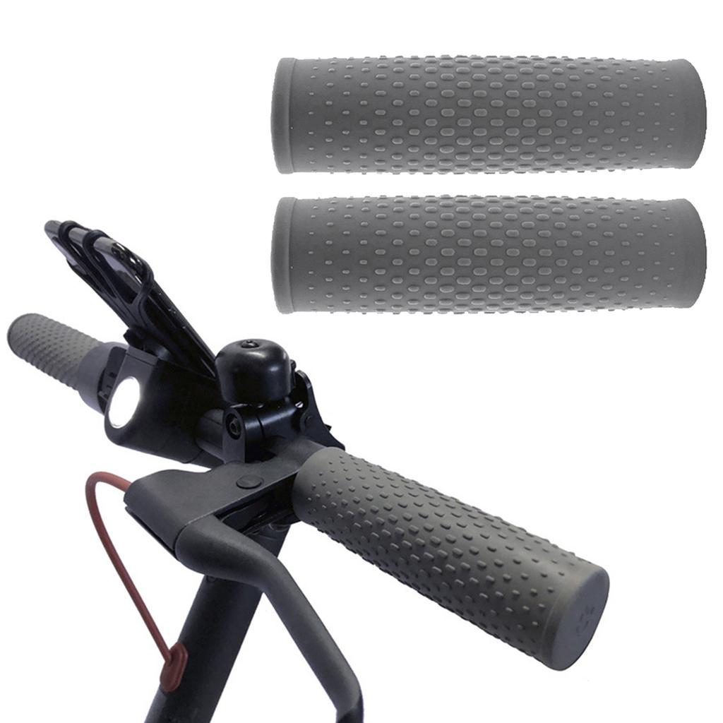 NonSlip Scooter Handlebar Grip Cover Electric Scooter Rubber Handlebar Grip Handle Cover Skateboard Cycling Part