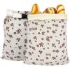 Eco-friendly Reusable Beeswax Bread Bag - Double-layer Linen Cotton for Freshness