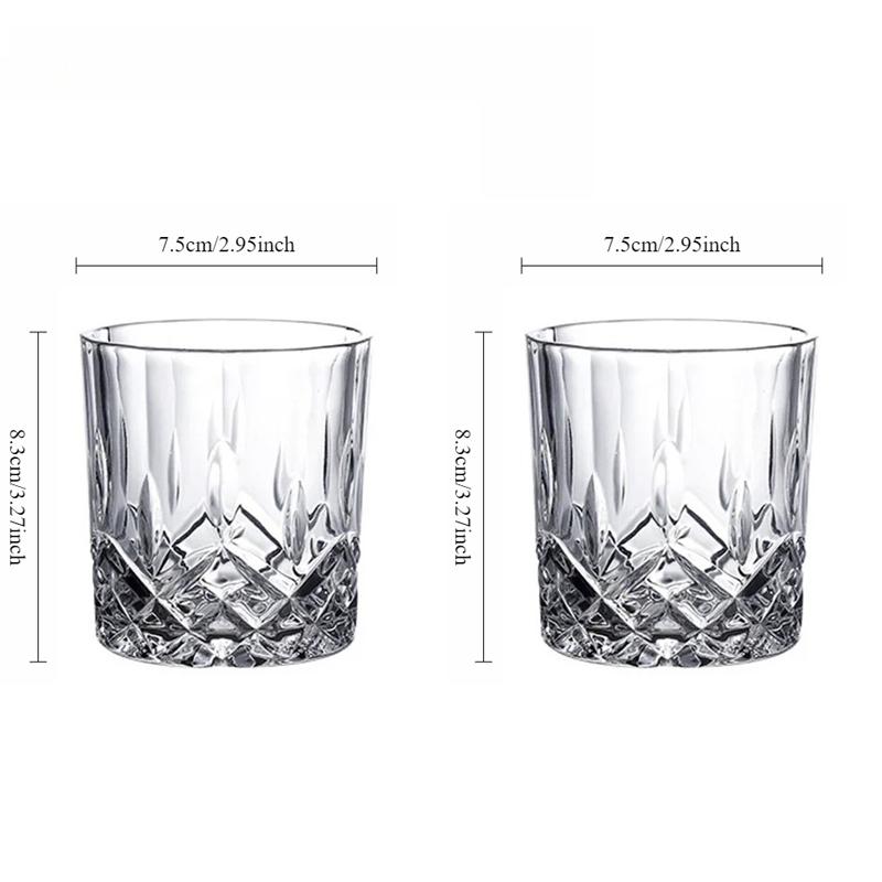 50ml/230ml/250ml/315ml Juice Milk Beverage Mugs European Style Foreign Wine Glass Luxury Whiskey Glass Suitable for Gift Giving