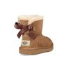 UGG Mini Bailey Bow II Boot Chestnut (Toddler) Kids Sneakers 1017397T-CHE