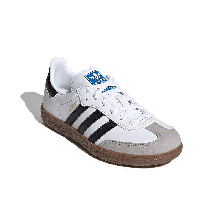 Adidas Samba OG J Bianco Nero Gum Bambini Sneakers Cloud-White Core-Black GZ8346