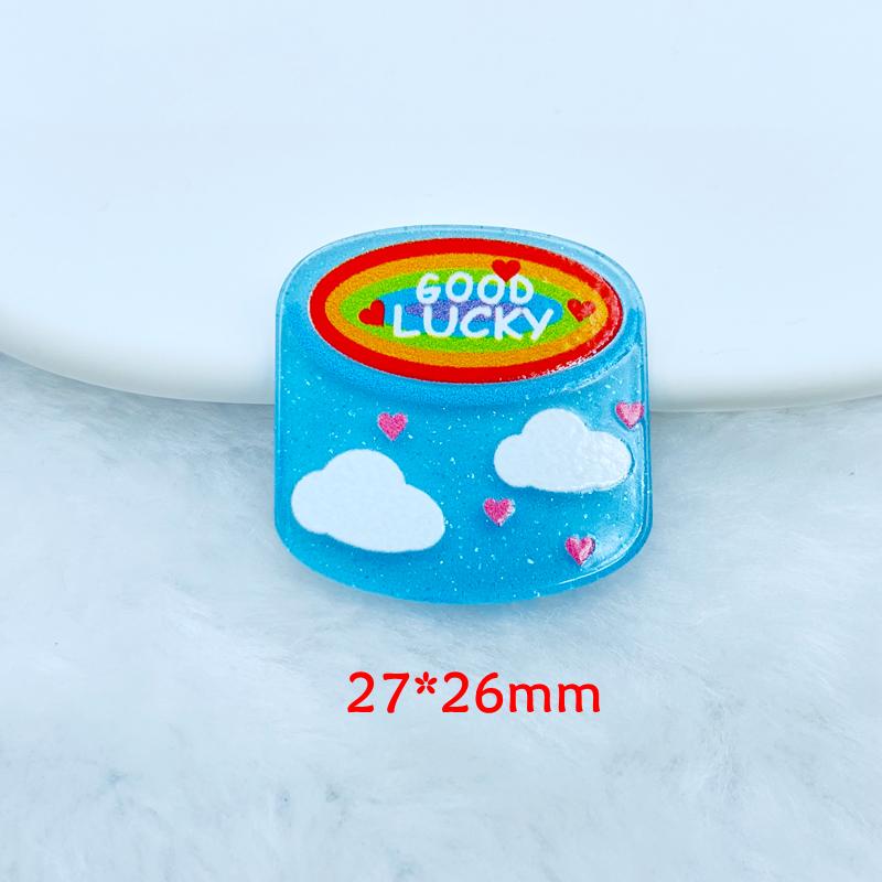 10 New Kawaii Cartoon Cake Series Acrylic Flat Diy Crafts Scrapbook Hair Bow Center Accessories Embellishment A89