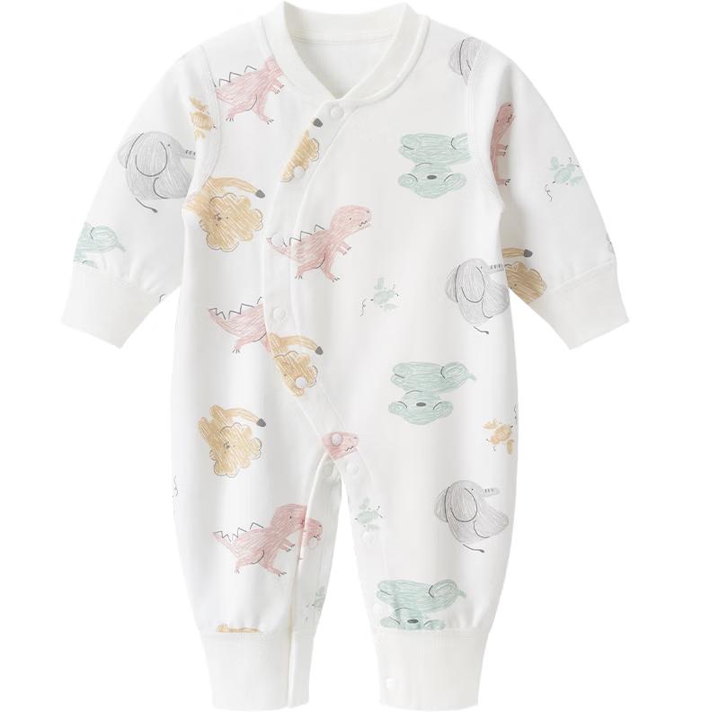 

Guaiqi Bear Newborn Pure Cotton Long-Sleeve Romper
