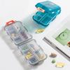 1pc Travel Pill Organizer Moisture Proof Pills Box for Pocket Purse Daily Pill Case Portable Medicine Vitamin Holder Container