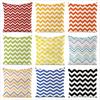 Nordic Geometric Colored Waves Digital Printing Short Plush Pillow Covers For Car Sofa Office Cushion Cover Home Goods