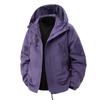 Women's Solid Color Long Sleeved Hooded Outdoor Suit Windproof And Waterproof Thin Jacket