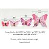 3D Double Layer Butterfly Wall Stickers For Wedding Decor Butterflies Fridge Magnet Decals Home Room Decoration Gift