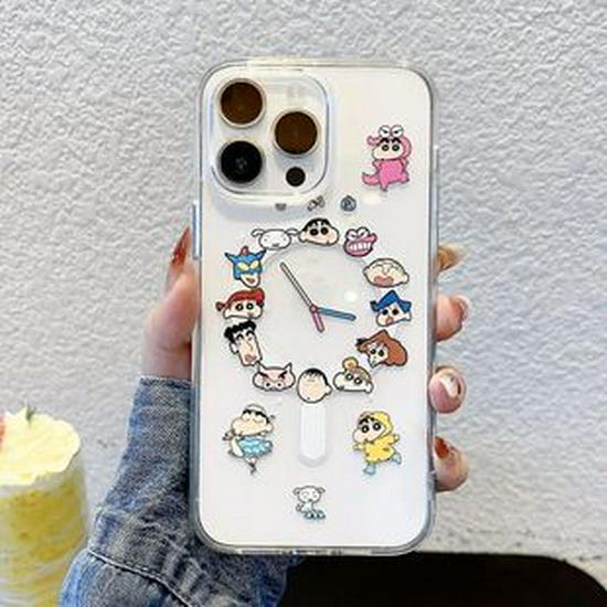 Husă de telefon moale tip scoică cu sirenă de pluș pentru iPhone 11, 12, 13, 14, 15, 16 - Design drăguț de desene animate pentru femei