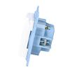 Plug socket for IP44 version with seal - flap in the color of the cover (can be