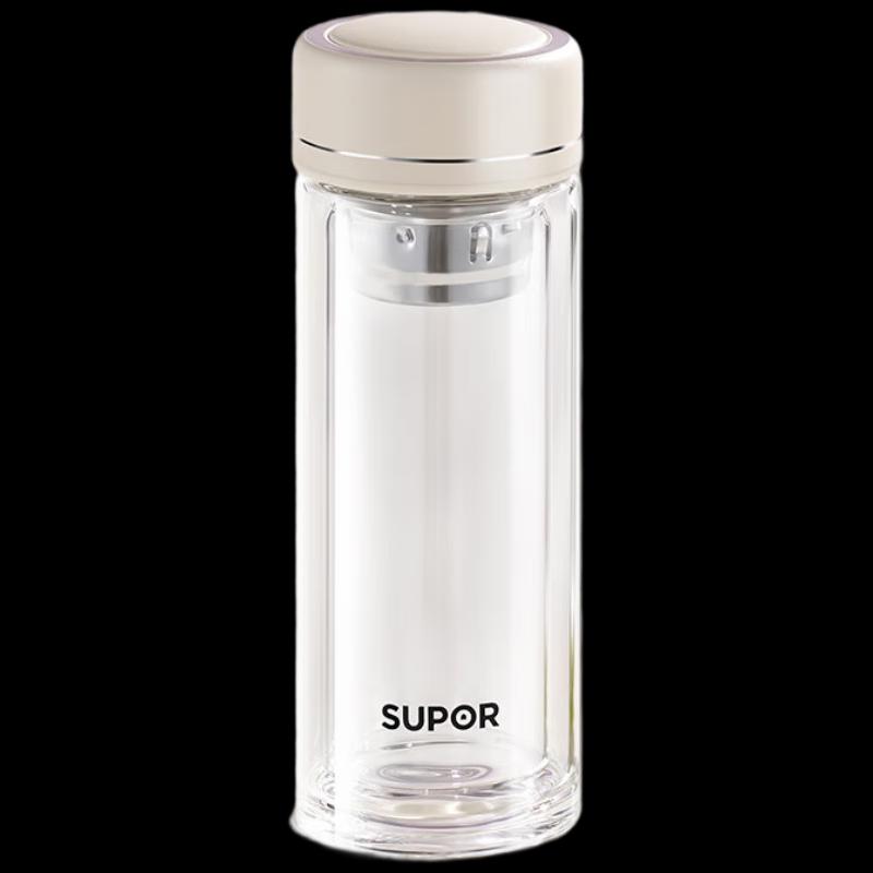 SUPOR Double Wall High Borosilicate Glass Tea & Water Cup