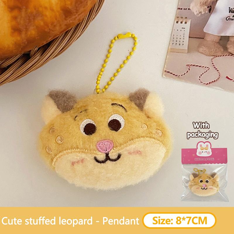 

Zootopia Plush Keychain Brooch Cartoon Rabbit Fox Soft Stuffed Doll Pendant Car Key Ring Backpack Bag Decor Kid Gift