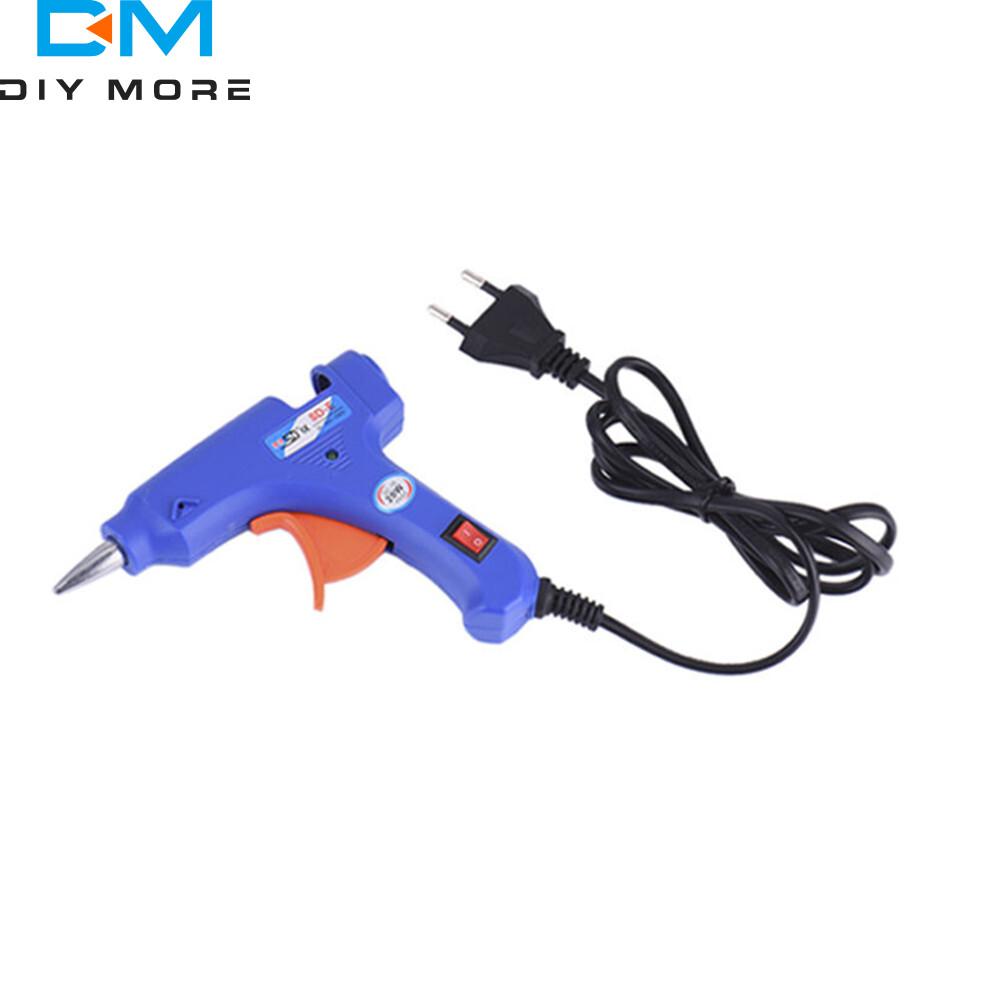 20W High Temperature Heater Hot Melt Glue Gun Repair Tool Mini Heat Gun EU Plug Use 7MM Hot Melt Glue Stick