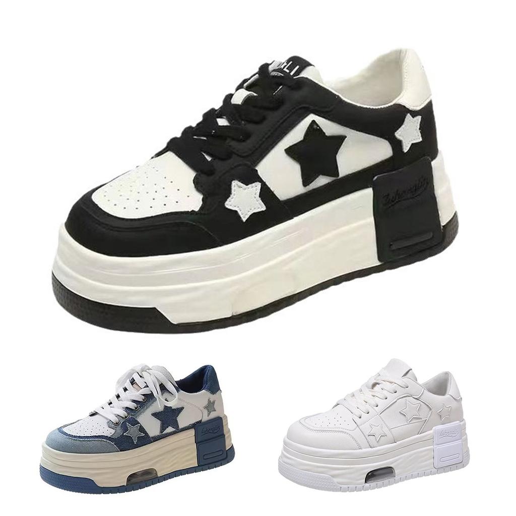 Women's Fashion New Thick Sole Versatile Casual Non-slip Board Shoes