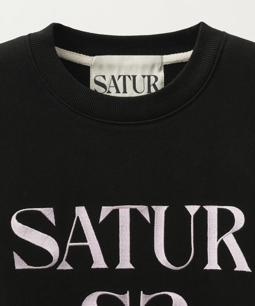 Seteo Classic Logo Sweatshirt Black Pink