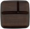 Masakazu Showa NH home Divider Plate Wood Grain Resin Square One Plate BIG Dark Brown Clean Coat MicrowaveDishwasher Safe Made in Japan Light
