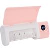 UVC Toothbrush Holder Wall Mounted Rack UV Light Cleaning Toothbrush Container OrganizerPink