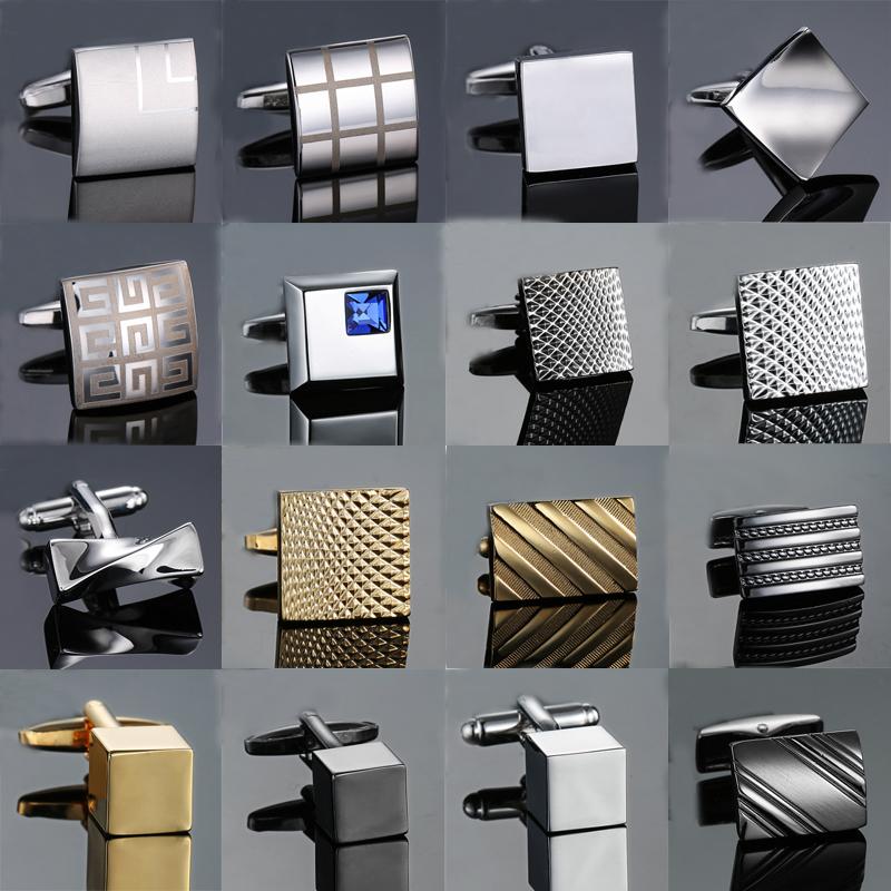 High Quality Novelty Cuff Links Copper Metal Laser Engraving Cufflinks Mans French Suit Accessories Jewellery