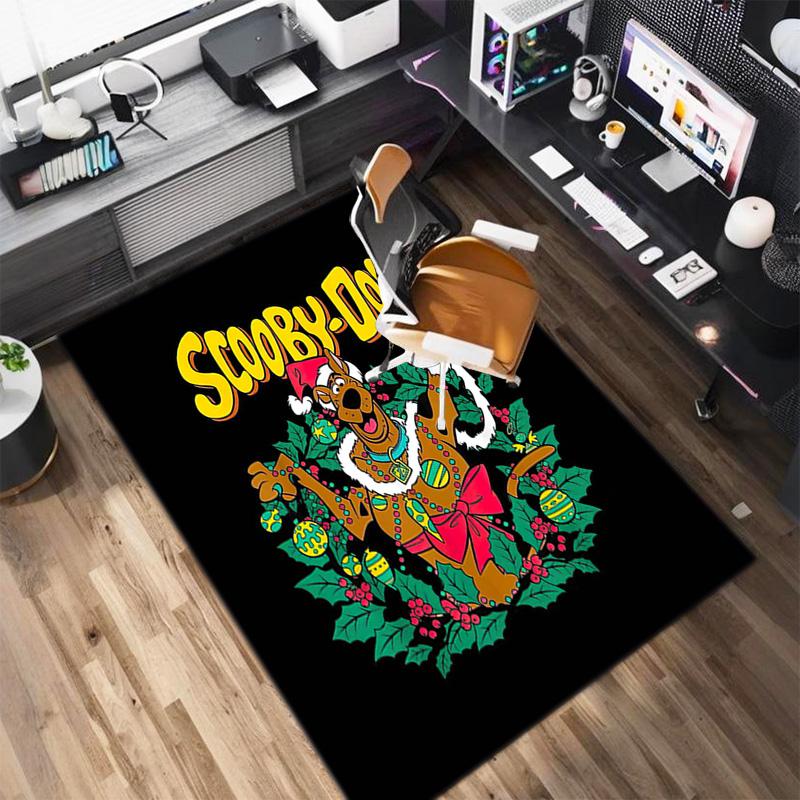 Halloween cartoon comedy adventure movie Scooby-Doo carpet is suitable for living room and bedroom doormats office balcony decorative carpet V12