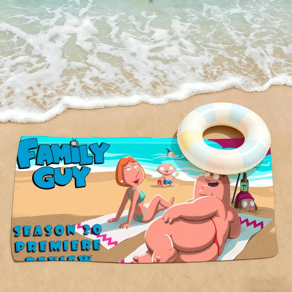 Funny tv F-Family G-Guy Towel Drying Bath Towel Applicable To Light Swimming Camping Yoga Beach Out