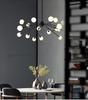 Post Modern LED Chandelier Lights G4 Bulb Tree Branch Hanging Lamp Living Dining Room Glass Ball Chandeliers Lighting Fixtures