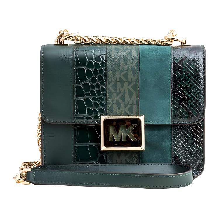 New MICHAEL KORS Sonia Leather Shoulder Bag Crossbody Bag Small Women s Jasper 35F1G6SS5E-RCNG-GRN-MLT 484177403CM 11979₽