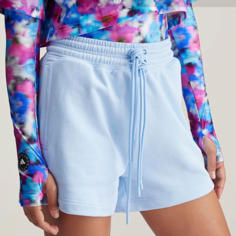 adidas Asu True Casual Terry Shorts Women Shorts Glossy-Blue IX1635