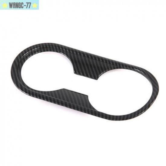 For Kia Forte K3 - Carbon Fiber Central Console Water Cup Cover Trim New