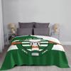Koc Green Brigade Prezent Personalizowany Zimowe łóżka Koce z Tkaniny Flanelowej