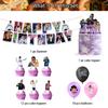 32pcs Peso Pluma Singer Party Decorations Include Banner Balloons Cake Topper