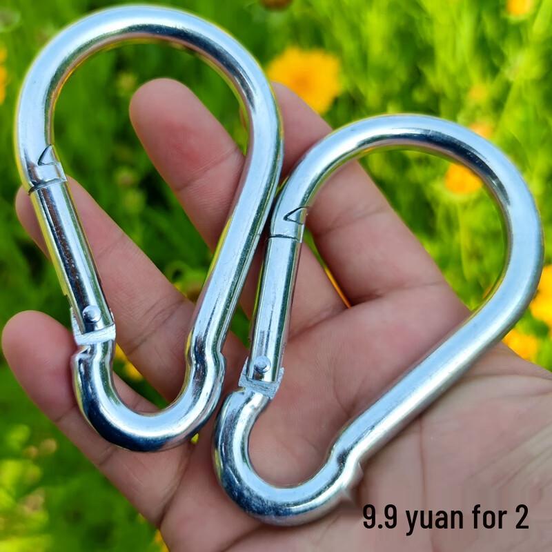 Moli No. 10 Galvanized Spring Snap Hook
