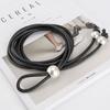 Simple Pearl Pu Rope Belt Women'S Decorative Sweater Dress Knotted Body Waist Chain Women