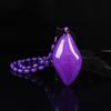 Retro Imitation Amber Necklace For Men And Women Purple Beaded Long Pendant Sweater Chain Mother'S Day Gift