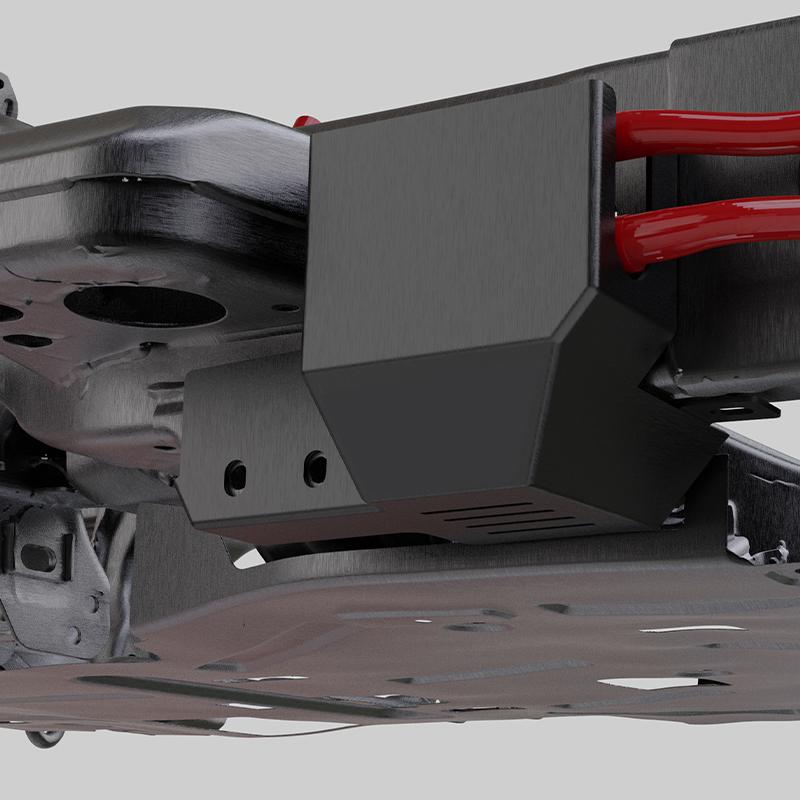 Condenser Guard Metal 3mm For BYD SHARK 6 Coolant Pipe Guard Impact Protection Chassis Protection Heat Dissipation Auto Parts