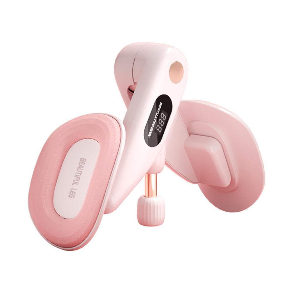 Pelvic Floor Muscle Trainer with Counter Inner Thigh Exerciser Adjustable Thigh Muscle Strengthen Device for Postpartum Recovery