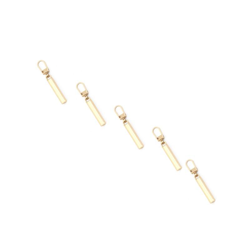 5PCS Sewing Zippers Puller Head Heart Shape Detachable Metal Zipper Slider Repair Kits for Bags Backpack Coat Zipper Pull Tab