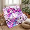 Magical Unicorn with Roses Theme blanket Lightweight Warm Flannel Blanket Decorative Throw Blanket for Home Decoration