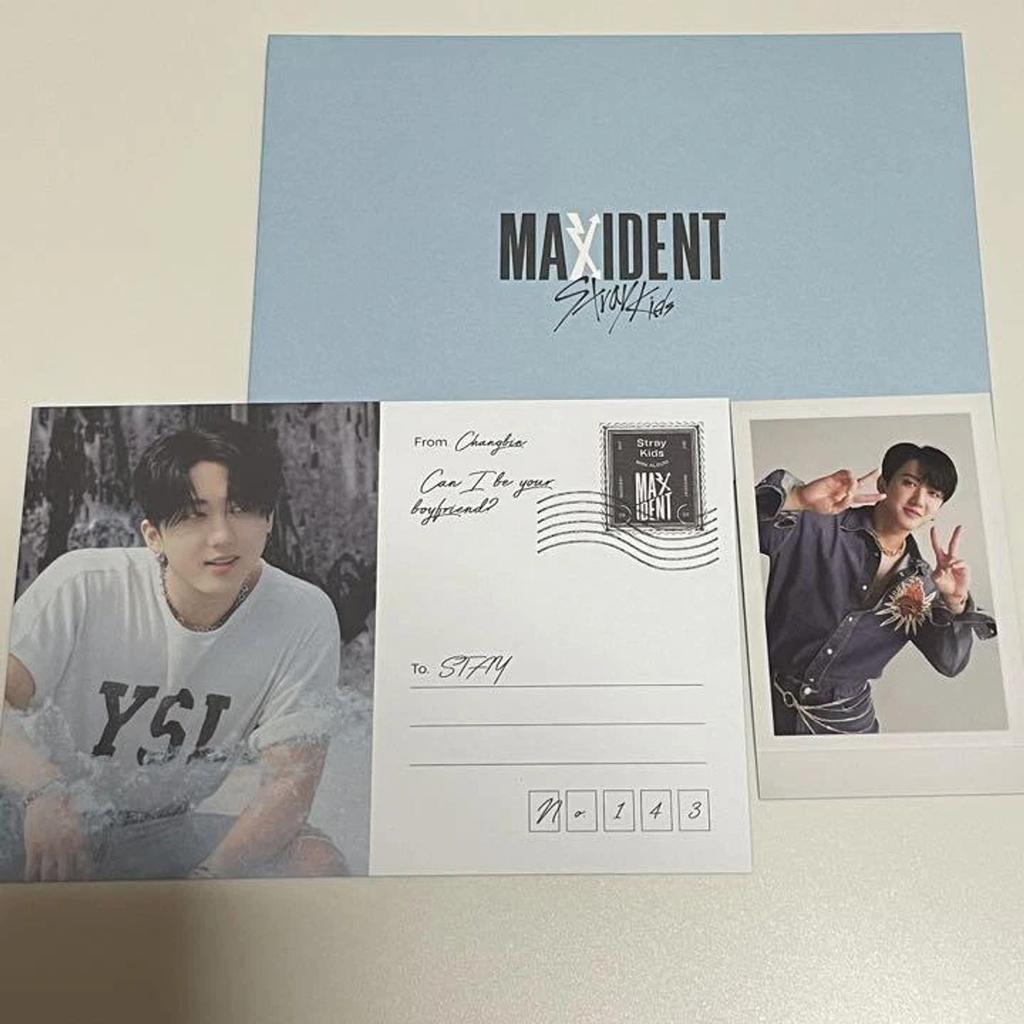STRAY KIDS MAXIDENT OFFICIAL LOVE LETTER Photo Card SET