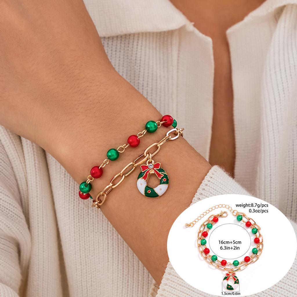 Conjunto-B JYL TS Pulseira de Natal - Traz Alegria e Abundância Nesta Época Festiva
