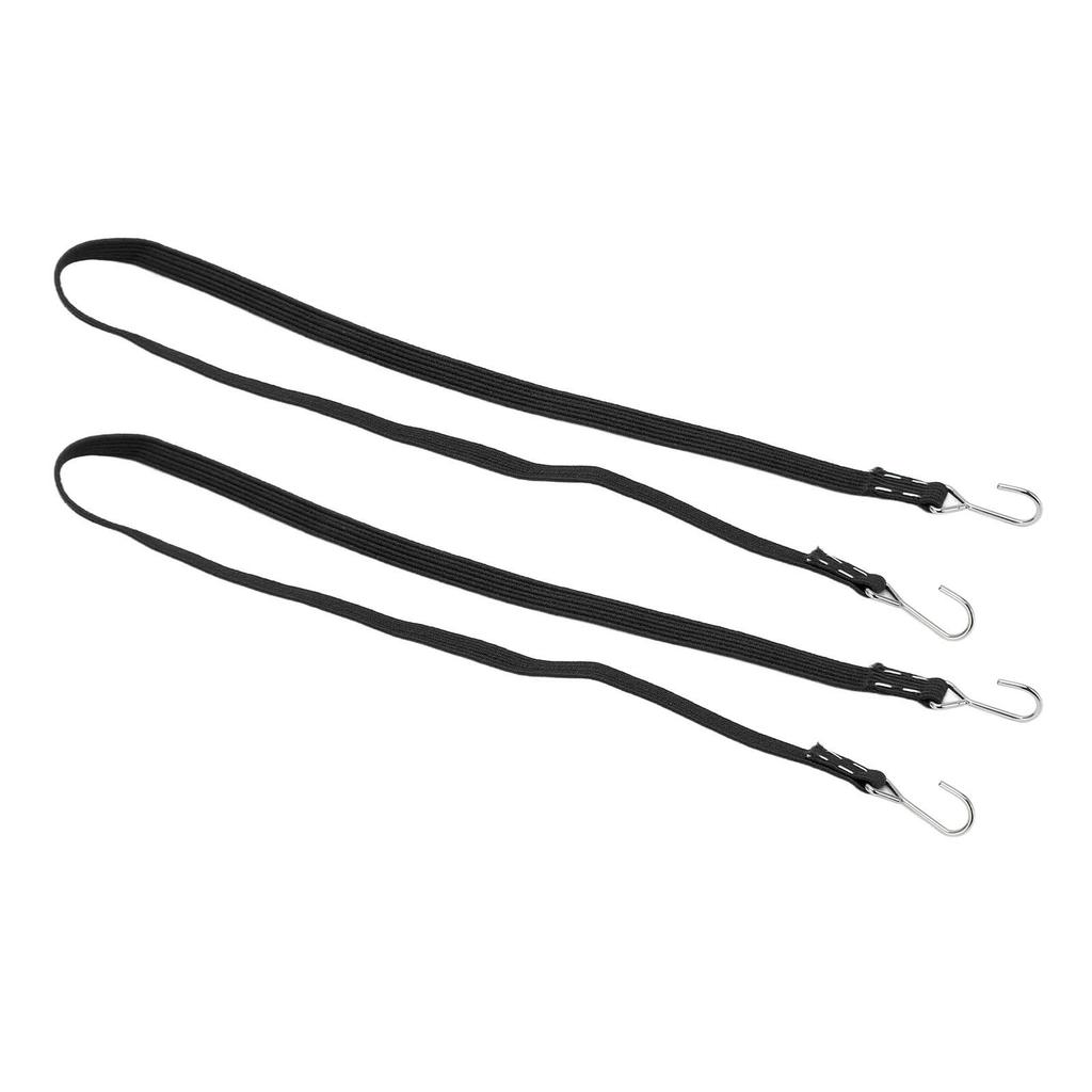 2 Stück RC Elastische Gepäckgurte Nylon Allgemein RC Bungee Spanngurt für Alle RC AutosSchwarz