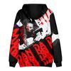 DAN DA DAN Anime Hoodie Tie Dye Hoodie Streetwear Cartoon Printed Hooded Sweatshirt Men Women Cosplay Sports Pullovers