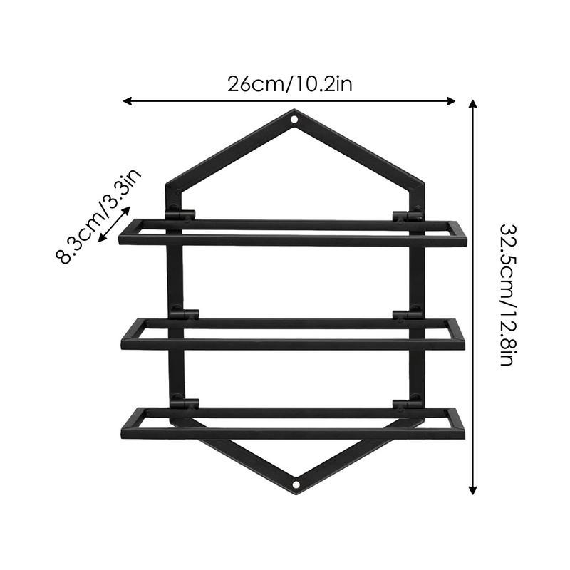 Red Wine Storage Rack Vintage Heavy Duty Wine Bottle Display Shelf Farmhouse Decor Wall Bar Shelf Multifunctional Wine Bottle